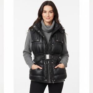 Black Vest with belt